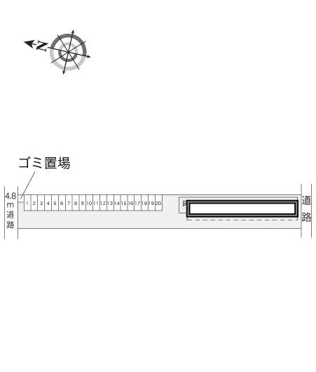 広島市東区戸坂千足１丁目 月極駐車場